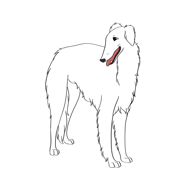 Borzoi by Adastumae