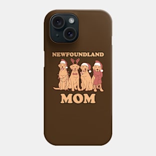 Newfoundland Mom Christmas Dog Phone Case