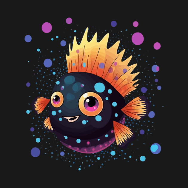 Puffer Fish Valentine Day by JH Mart