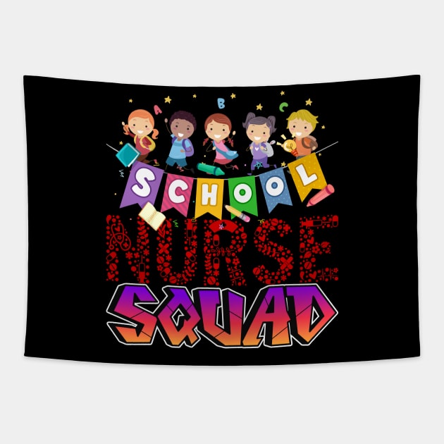 School Nurse Squad Tapestry by Inktopolis