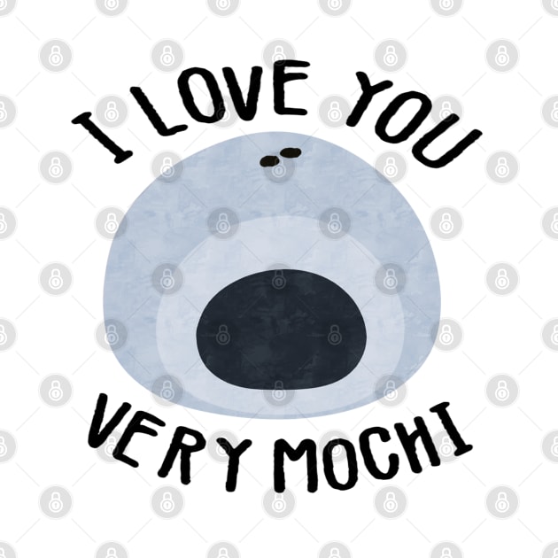 I love you very mochi (Blue) by CieloMarie