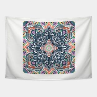 Pattern of spirals, swirls, chains Tapestry