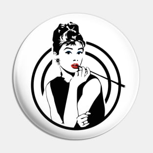 Audrey Hepburn Pin
