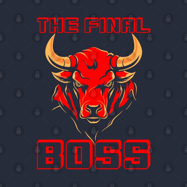The Final Boss Bull Head Design by TF Brands