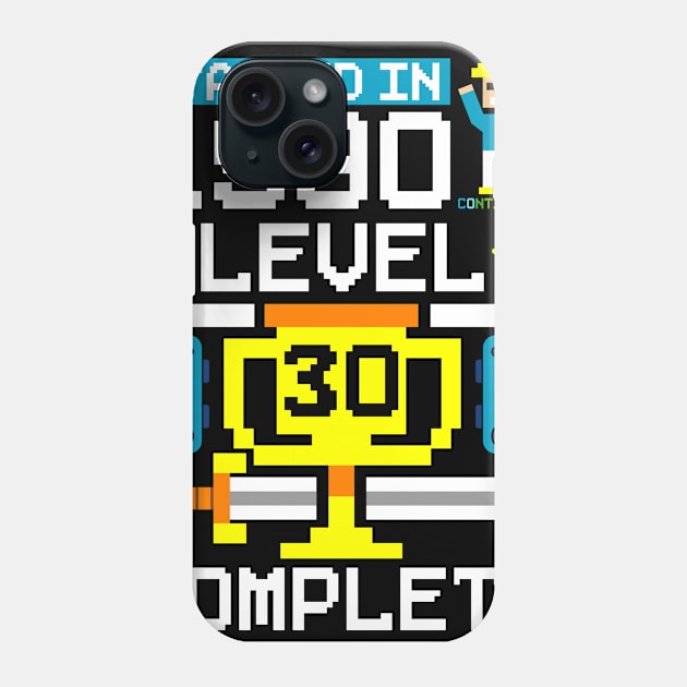 30th birthday gamer retro gaming gift Phone Case by QQdesigns