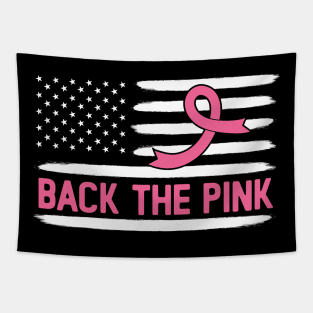 I wear pink for my mama: Back the pink Tapestry