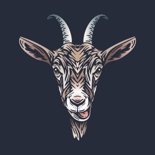 Goat Illustration T-Shirt