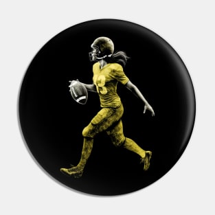 American Football Woman Pin