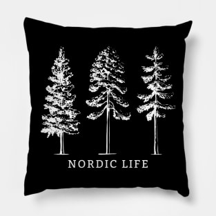 Nordic Life Pine Trees Pillow