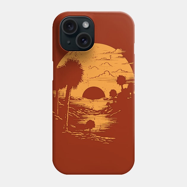 Sunrise Phone Case by Moe Tees