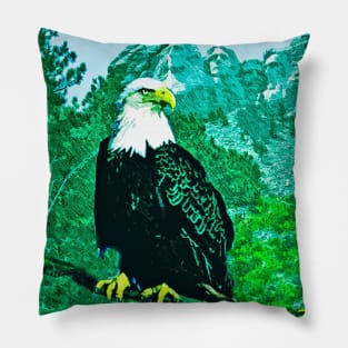 Majestic Bald Eagle Pillow