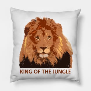 King Of The Jungle Pillow