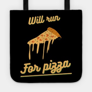 Will run for pizza Tote