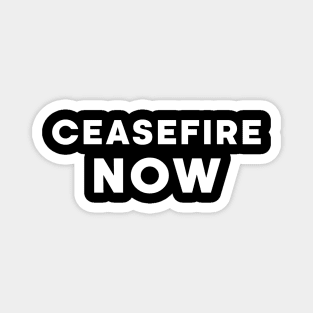 cease fire now -  jews say cease fire now Magnet