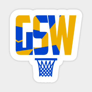 Golden State Basketball Magnet