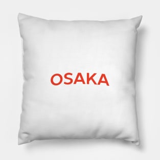 Osaka City Typography Pillow