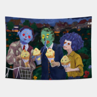 Monster Ice Scream Bash Tapestry