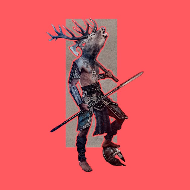 deer warrior by arxitrav