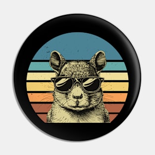 I Love Squirrel Wearing Glasses Pets Pin
