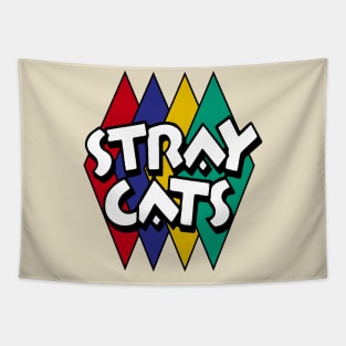 stray cats - prisma colour Tapestry