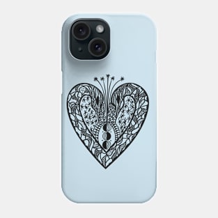 Swan's Heart Phone Case