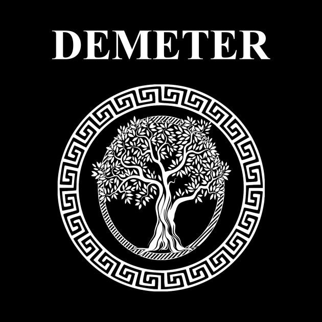 Demeter Greek Goddess of Fertility Growth and Life by AgemaApparel