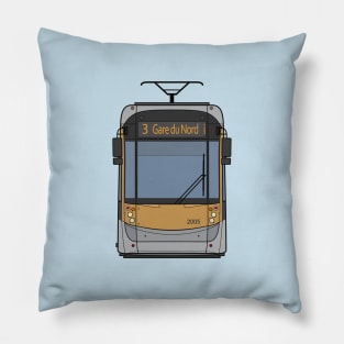 Brussels Tram Pillow