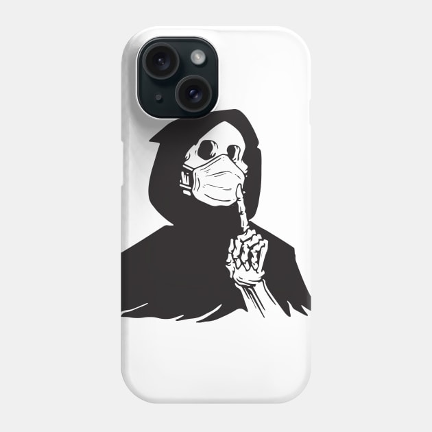 Skeleton Quarantine Phone Case by KingMaster