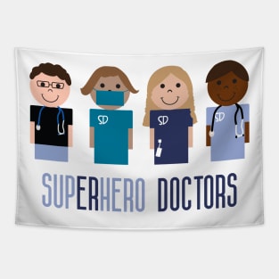 SupERhero Doctors Tapestry