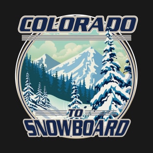 Colorado To Snowboard logo T-Shirt