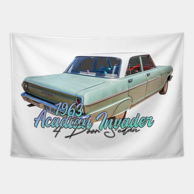 1963 Acadian Invader 4 Door Sedan Tapestry by Gestalt Imagery