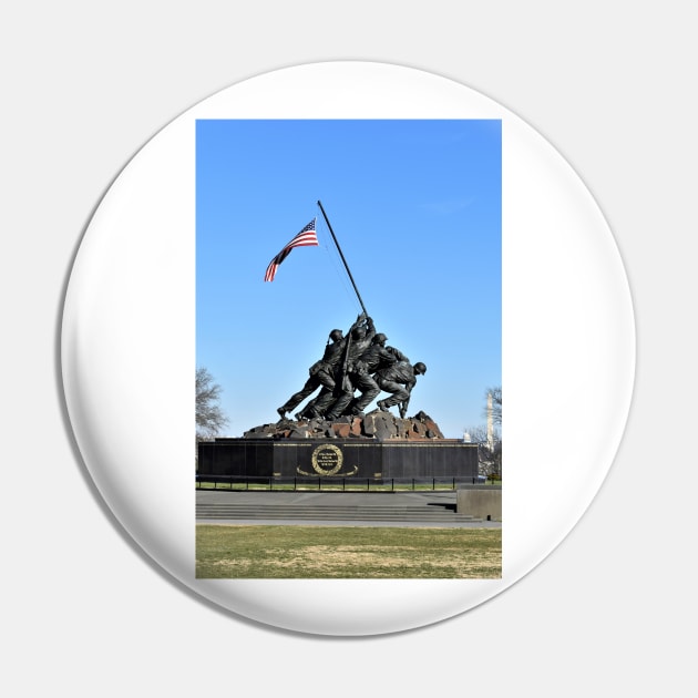 US Marine Corp Memorial Pin by searchlight