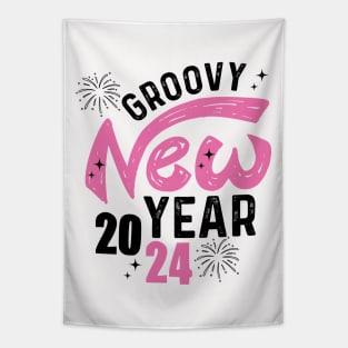 Groovy New Year Tapestry