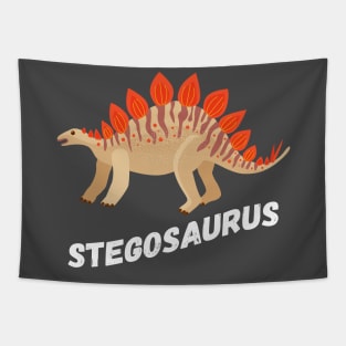 Cute Stegosaurus Dinosaur Design Tapestry