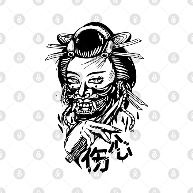 Geisha by Digent.ink by uongduythien@gmail.com