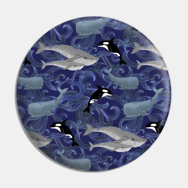 Beautiful Ocean Giants - purple Pin by micklyn