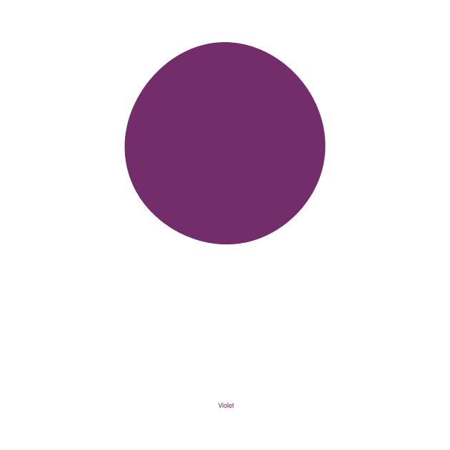 Circular - Crayola Violet by Eugene and Jonnie Tee's