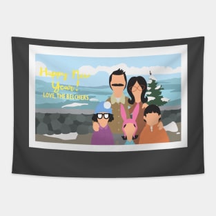 The Belchers Perfect Holiday Card Tapestry