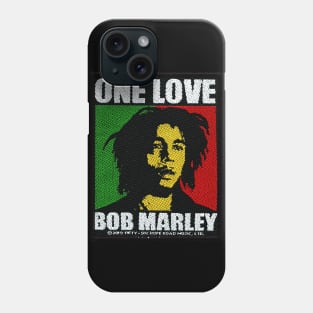 One Love Rastaman Patch Phone Case