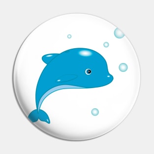 Dolphin baby Pin