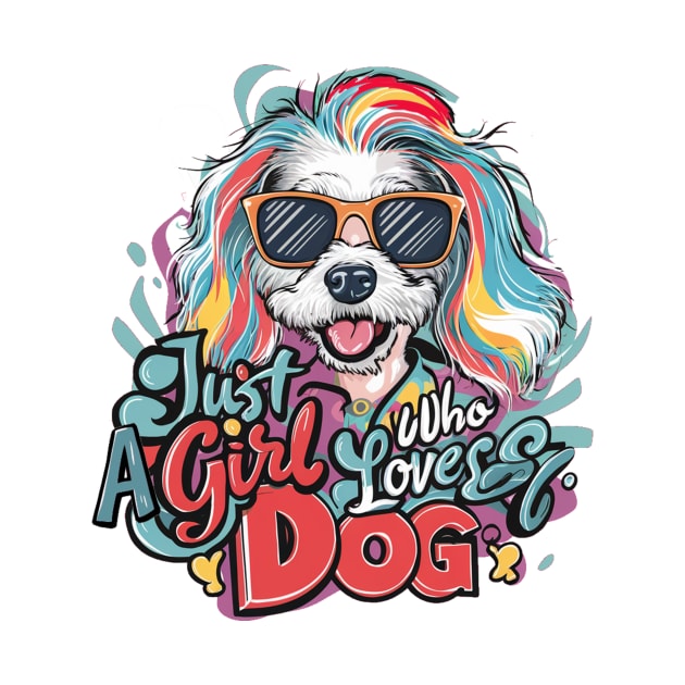 Just A Girl Who Loves dog by alby store