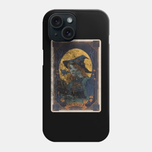 The Reader Distressed Witch Halloween Tarot Card Phone Case