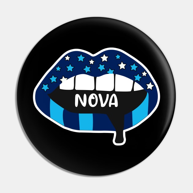 Nova Lips Pin by NFDesigns