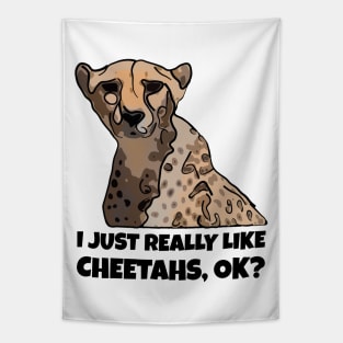 I Like Cheetahs Tapestry