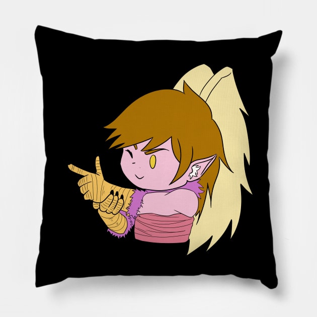 Pew pew Pillow by The Doohboy and Son Family