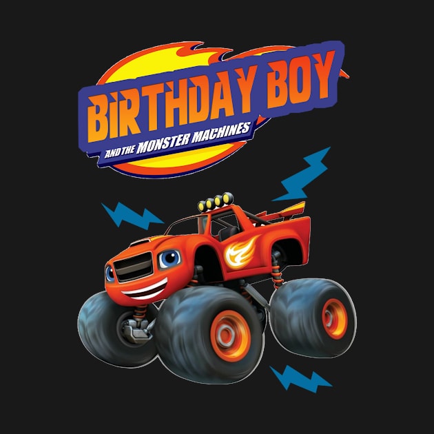 Birthday Boy - Blaze and The Monster Machines by SusieTeeCreations