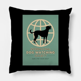 Dog Watching Pillow
