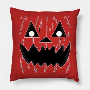 Pumpkin FACE enlarged Pillow