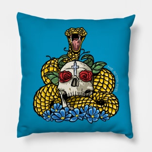 "All That Writhes and Blooms" Pillow