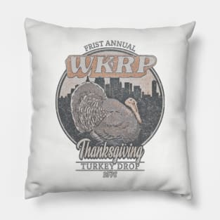 WKRP Turkey Drop II Pillow